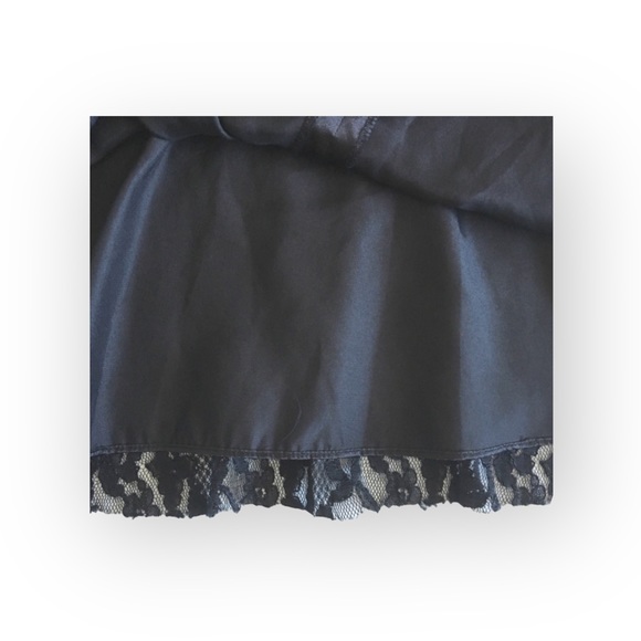 Devlin ᪥ Strapless Bustier Lace Cocktail Mini Dress ᪥ Little Black Dress ᪥ Large - Picture 13 of 16